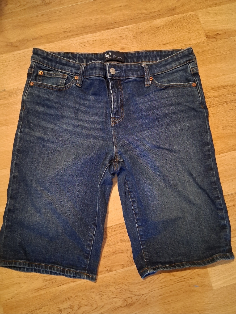 GAP Indigo Blue Denim Bermuda Shorts